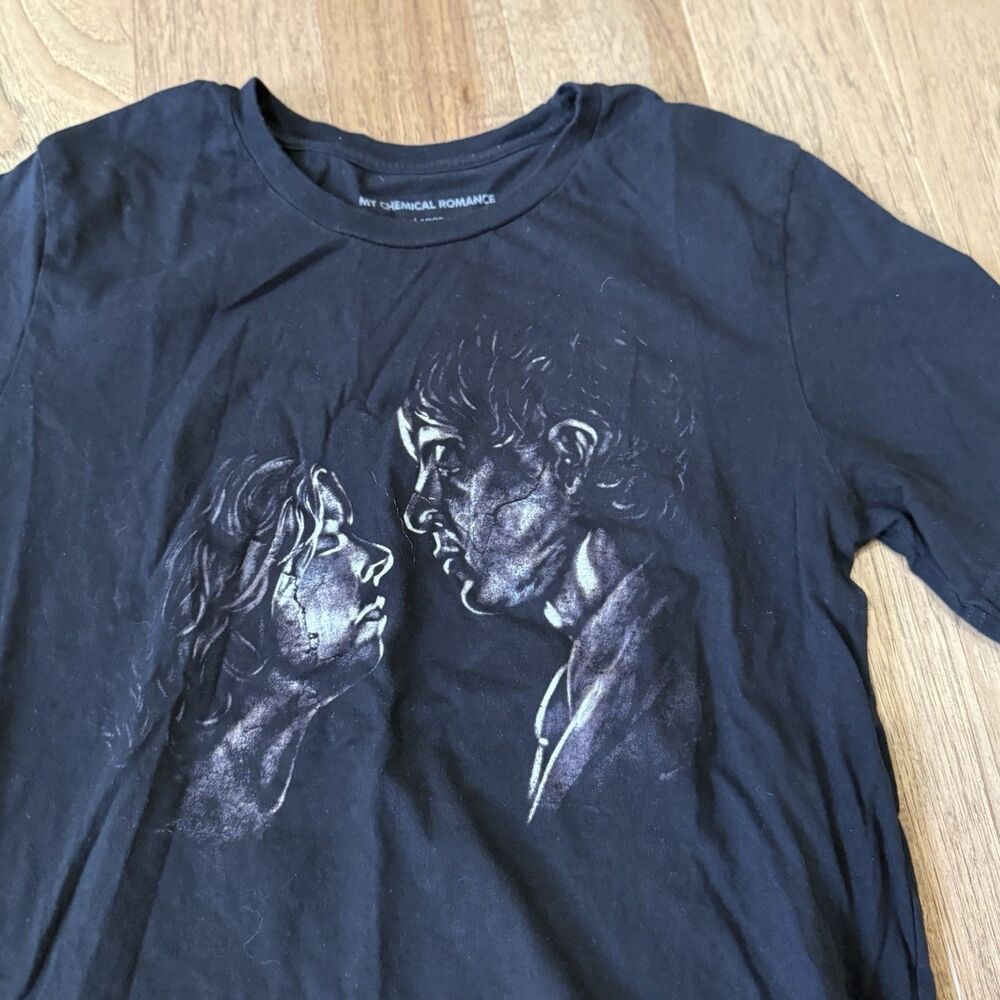 My Chemical Romance 2022 Tour Shirt L Concert Tee Black MCR